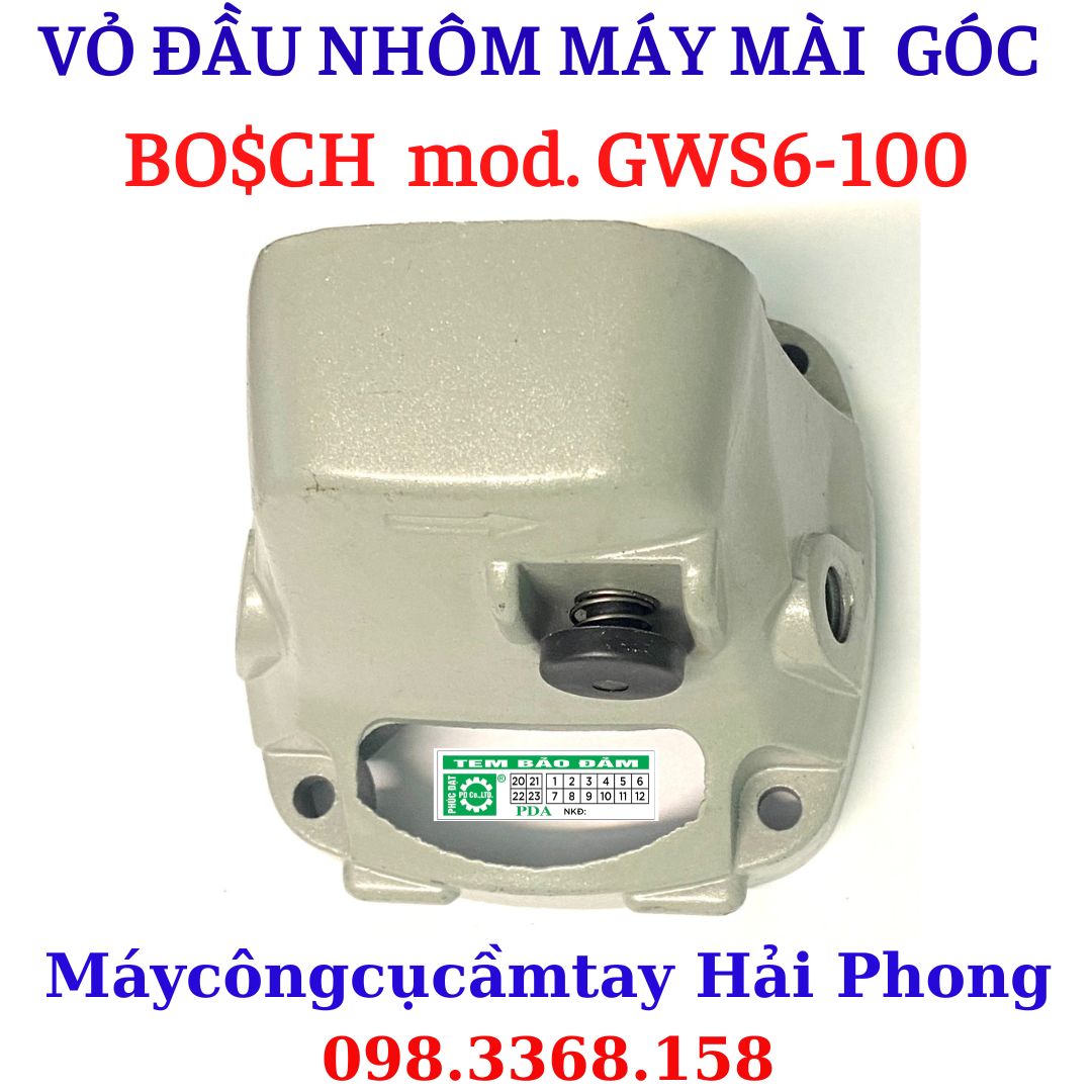 Vỏ đầu nhôm máy mài bao gồm cả ổ vòng bi thay thế cho 'BO$CH' mod. 'GWS6-100' , DCA mod. ASM3-03-100A , Dong Cheng mod. DSM03-100A