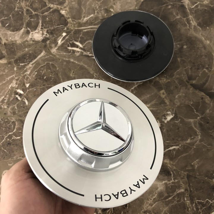 Logo chụp mâm, ốp lazang bánh xe ô tô Maybach A400 Hợp Kim Nhôm Đường kính đĩa 14.5cm