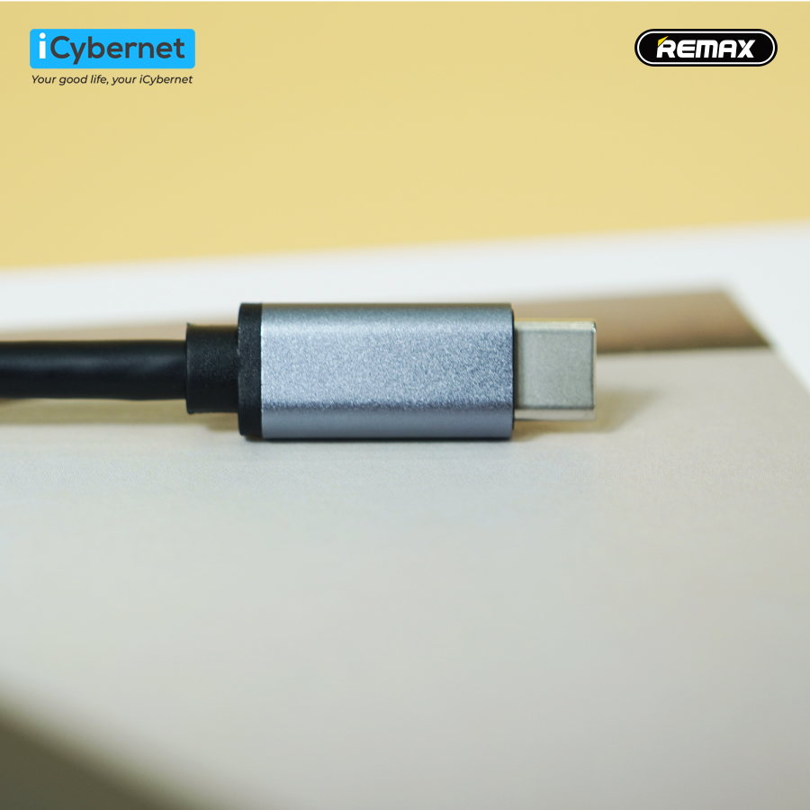 HUB USB Type-C 5 in 1 Remax RU-U5 cho mackbook, laptop - Hàng chính hãng
