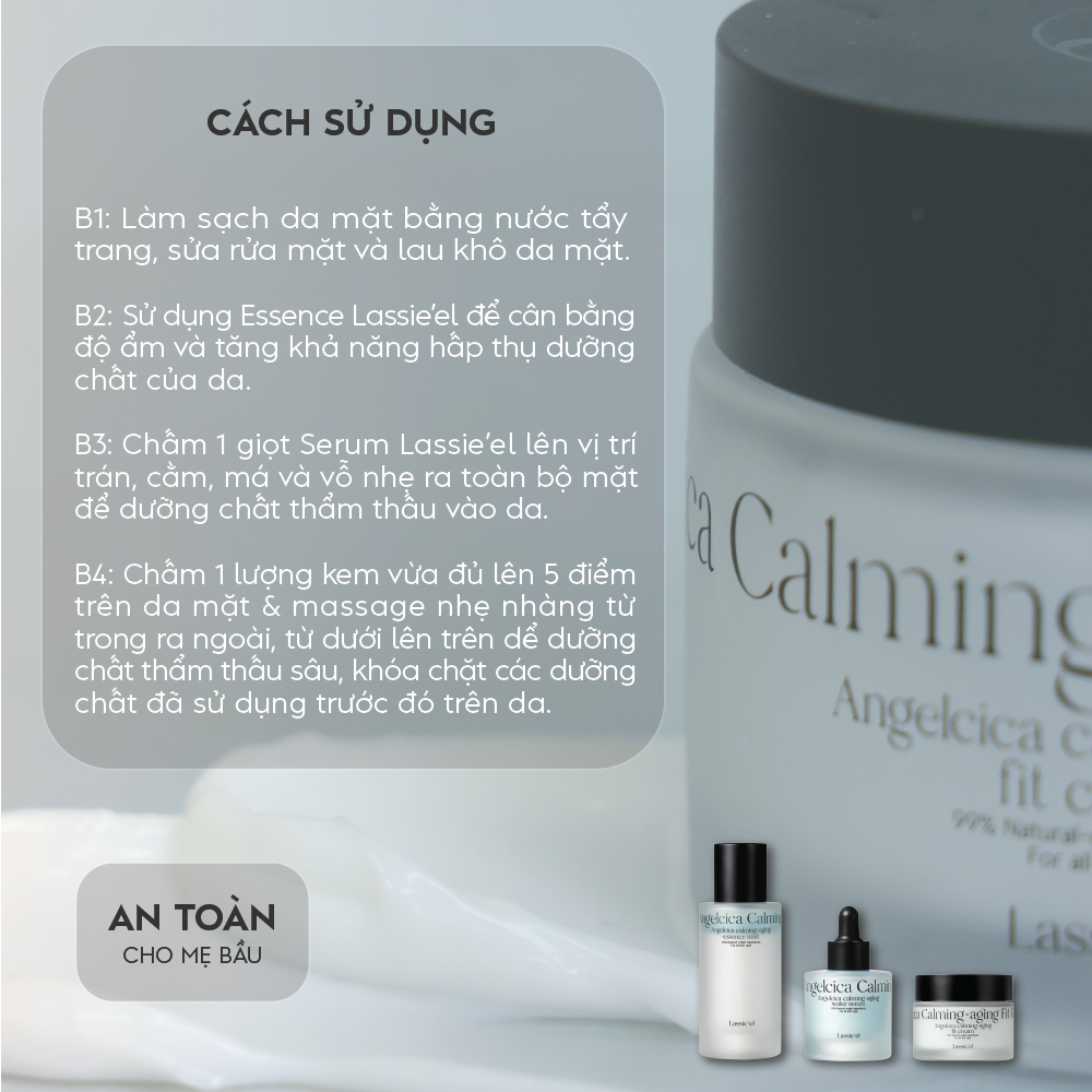 Kem dưỡng siêu phục hồi Lassie’el Hàn Quốc 10ml - Chiết xuất thiên nhiên, dưỡng ẩm, ngăn ngừa lão hóa