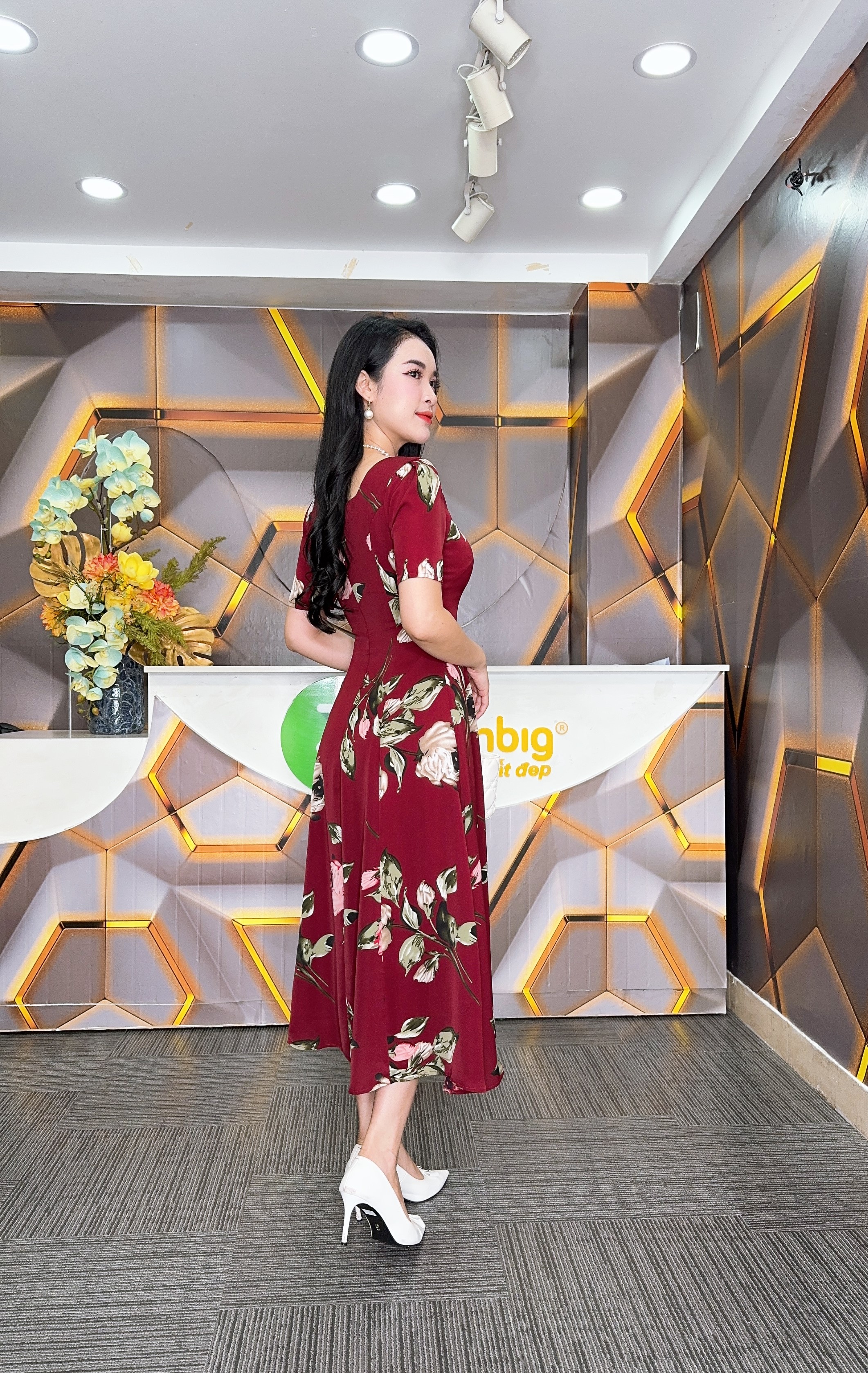 Đầm xòe - Y1798- Thương hiệu Zonbig