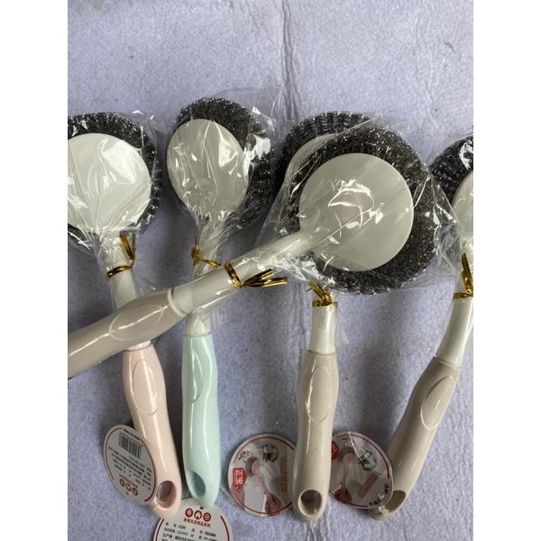 Dụng cụ cọ xoong nồi có tay cầm tiện dụng - Bùi nhùi cọ xoong nồi có tay cầm
