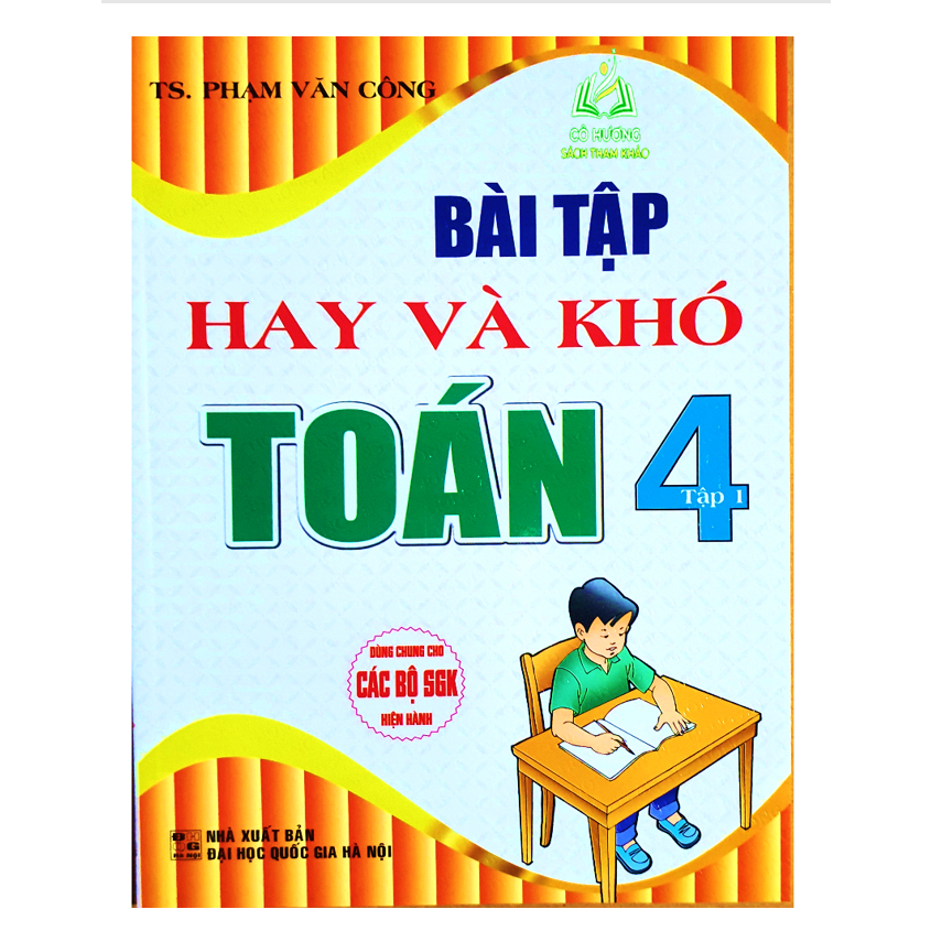 Sách - Combo Bài Tập Hay Và Khó Toán 4 - Tập 1 + Tập 2