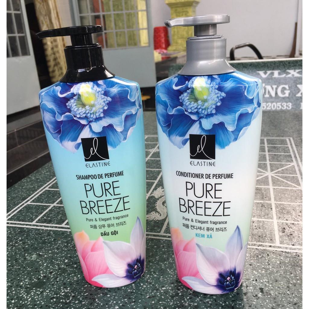 Cặp dầu gội/xả hương nước hoa Elastine Shampoo De Perfume 600ml