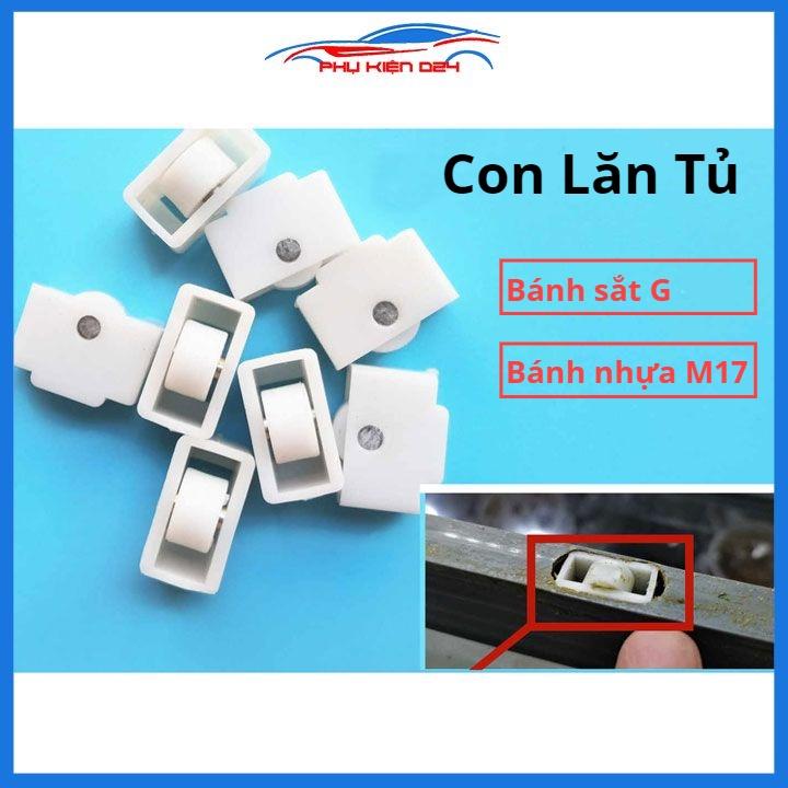 Con lăn ròng rọc đảo tủ trượt cửa tủ, cửa nhà ,cửa lùa bằng mini