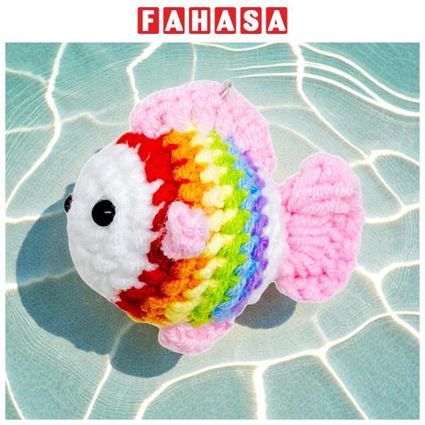 Móc Khoá Len Thủ Công Hình Cá - Mẫu 2