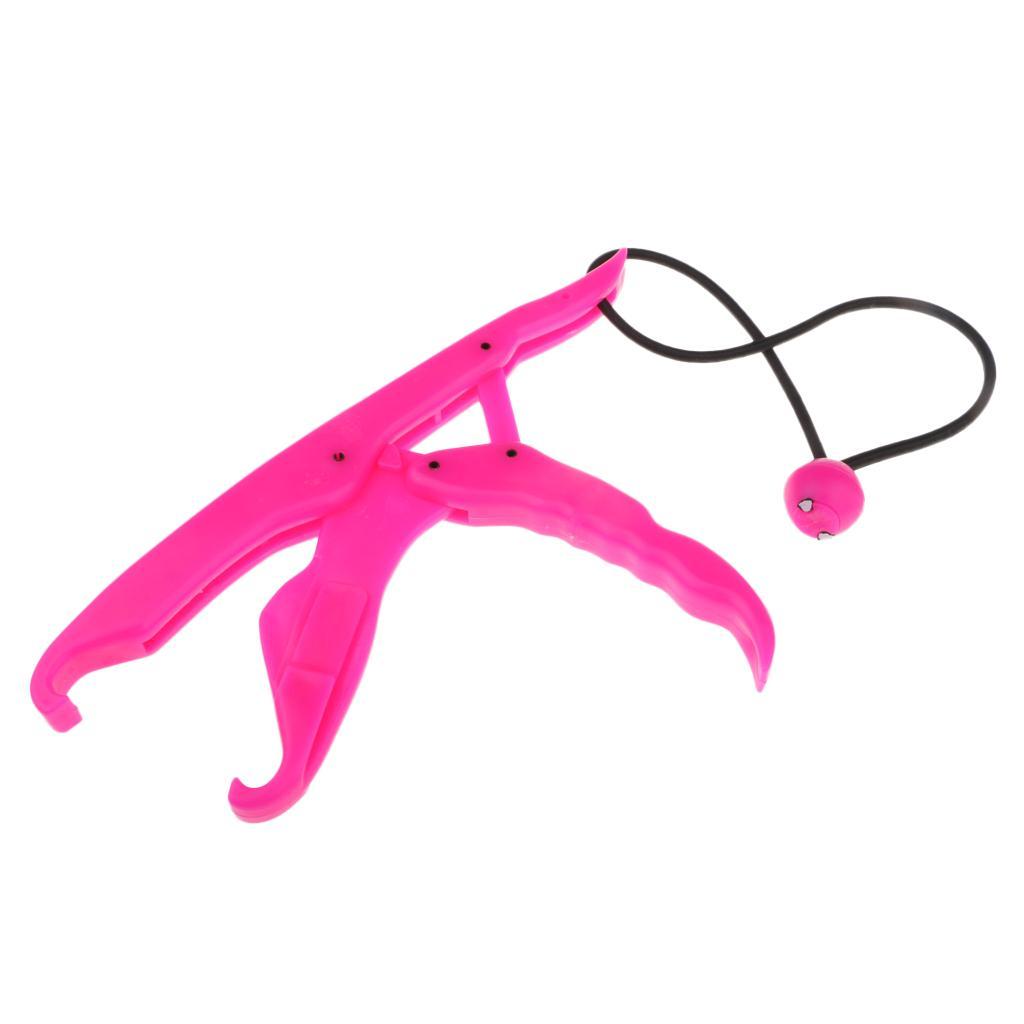 1 Piece Floating Fish Grip Fishing Lip Grip Gripper Grabber Plier Clamp with Lanyard 25 cm/9.8 inch