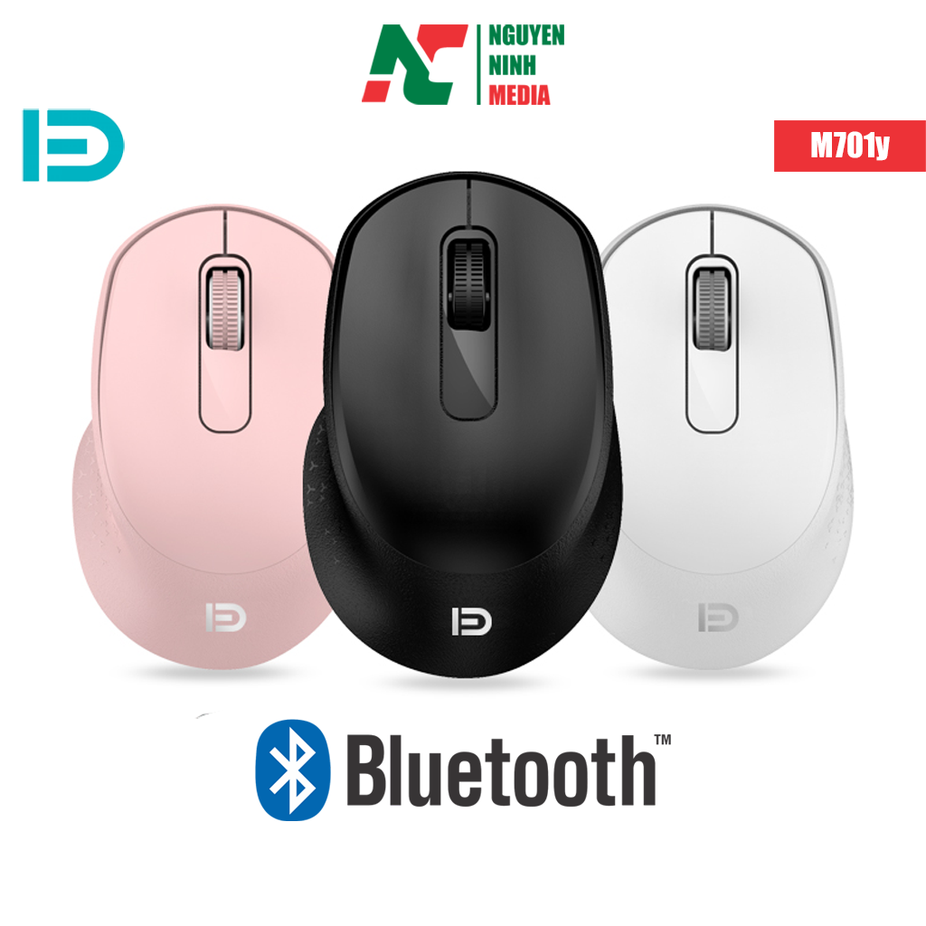 Chuột Không Dây Forter M701y Dual Mode - 2 Chế Độ Wireless + Bluetooth - Hàng Chính Hãng