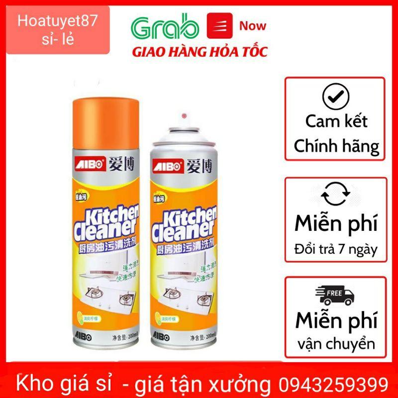 Bình xịt bọt tuyết tẩy rửa siêu sạch mầu cam kitchen cleaner