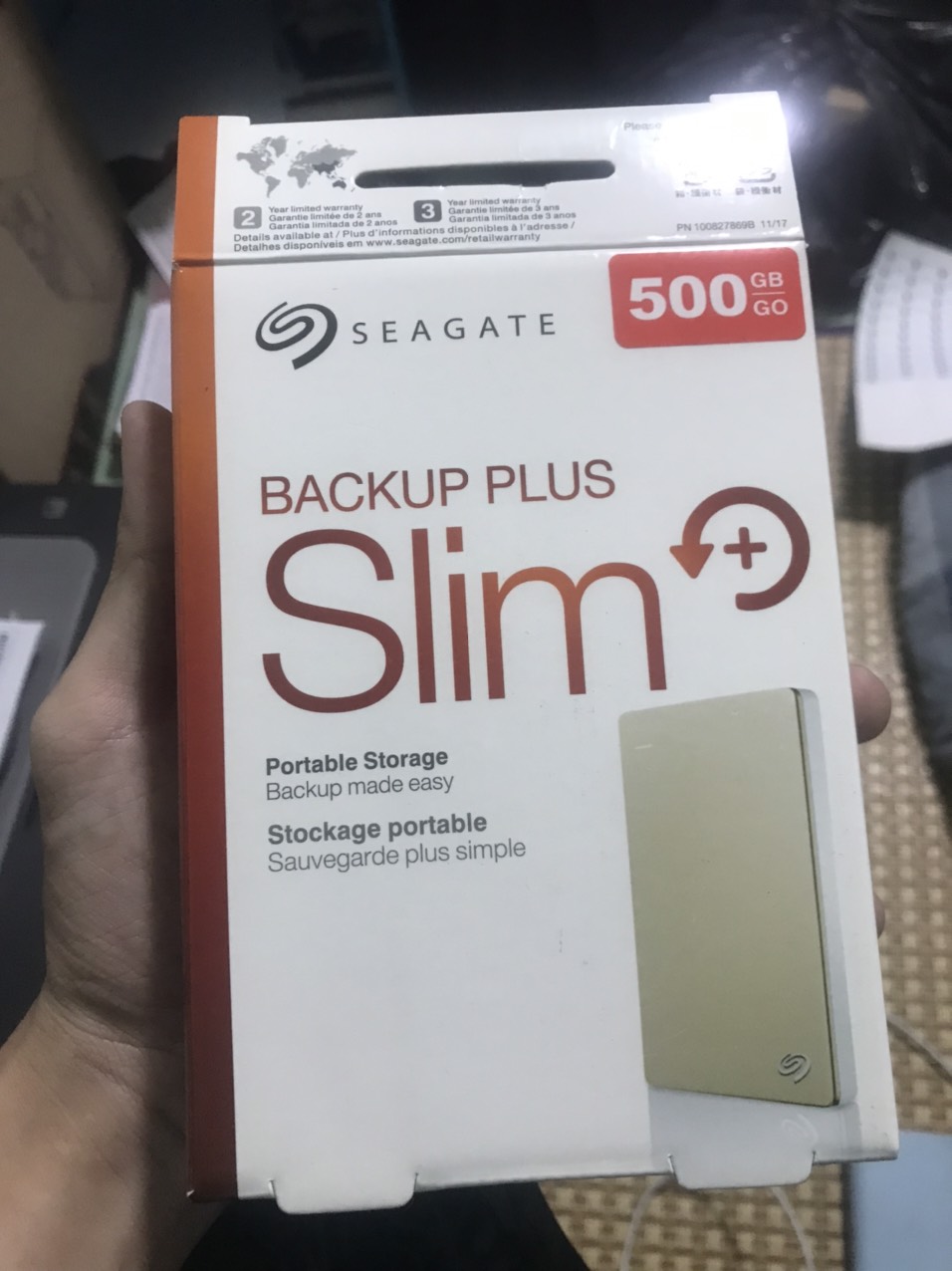 Ổ cứng di động 500gb chuẩn slim