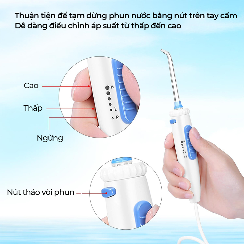 Máy tăm nước gia đình H2ofloss HF-9 - Hàng chính hãng