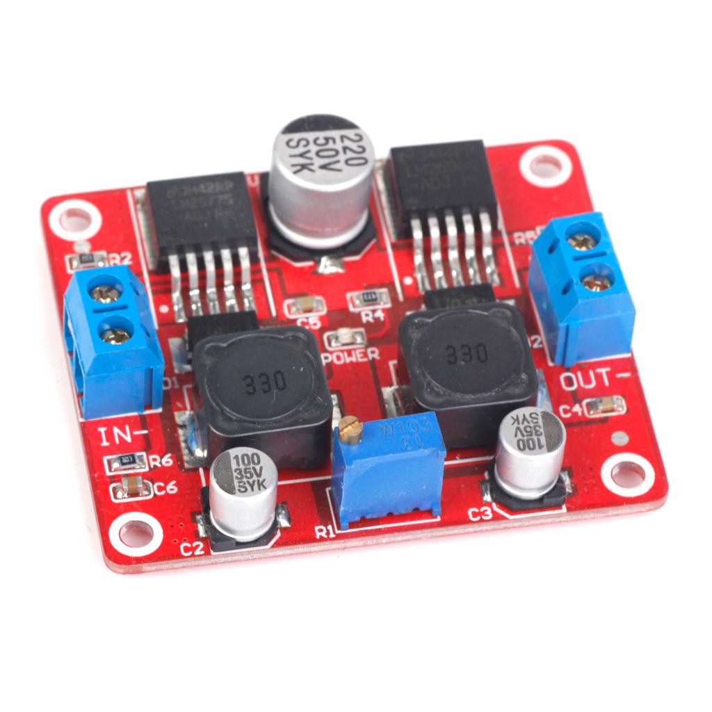 Buck Boost Converter,DC-DC Step Up Down Regulator 3.5-28V to 1.25V-26V 2 Set
