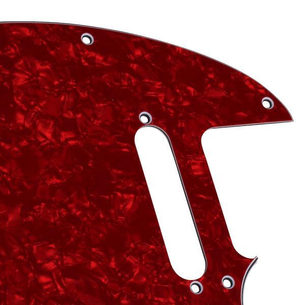 RED Pearl Pickguard SCRATCHPLATE 8 holes FOR Guitar