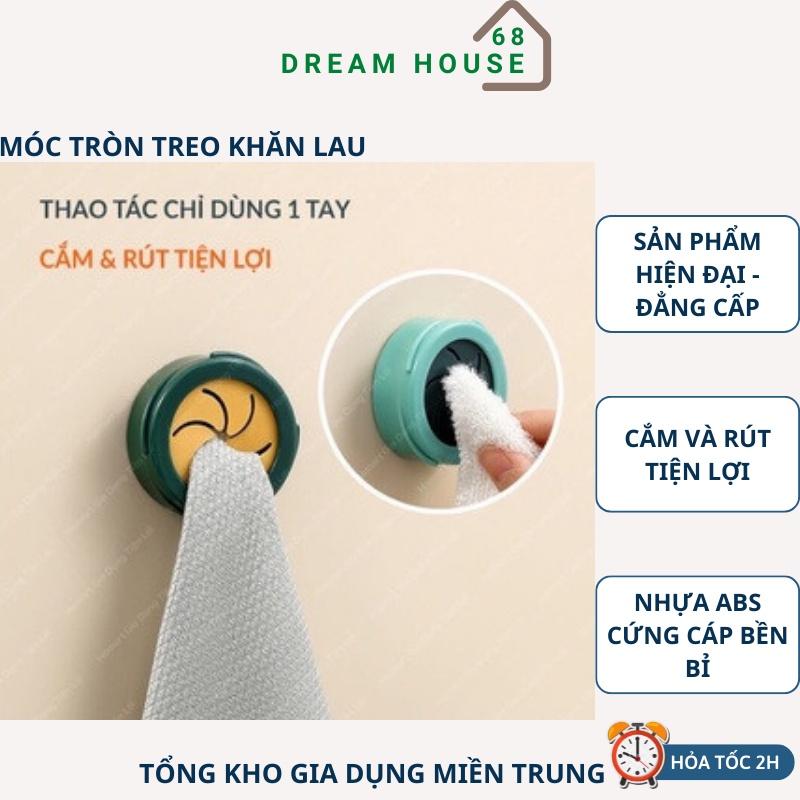 Móc Tròn Treo Khăn Lau Tay , Khăn Nhà Tắm Hamart Nhựa ABS