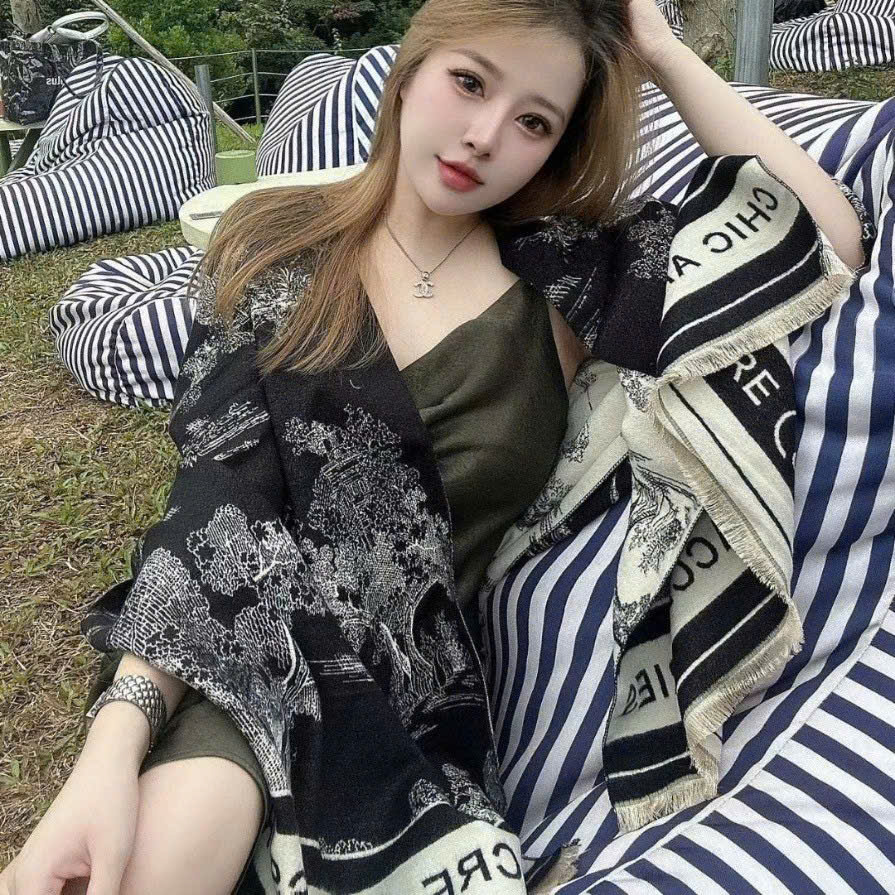 Khăn Choàng Cổ Nam Nữ Unisex Chất Len Nỉ Dày Cao Cấp Mềm Mịn, Khăn Len Quàng Cổ 65x185cm