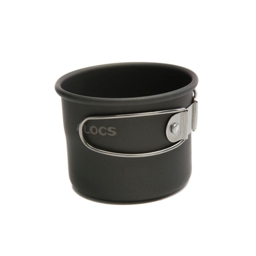 Cúp cắm trại ALOCS TW-402 ngoài trời bằng nhôm Tay cầm có thể gập lại 150ml