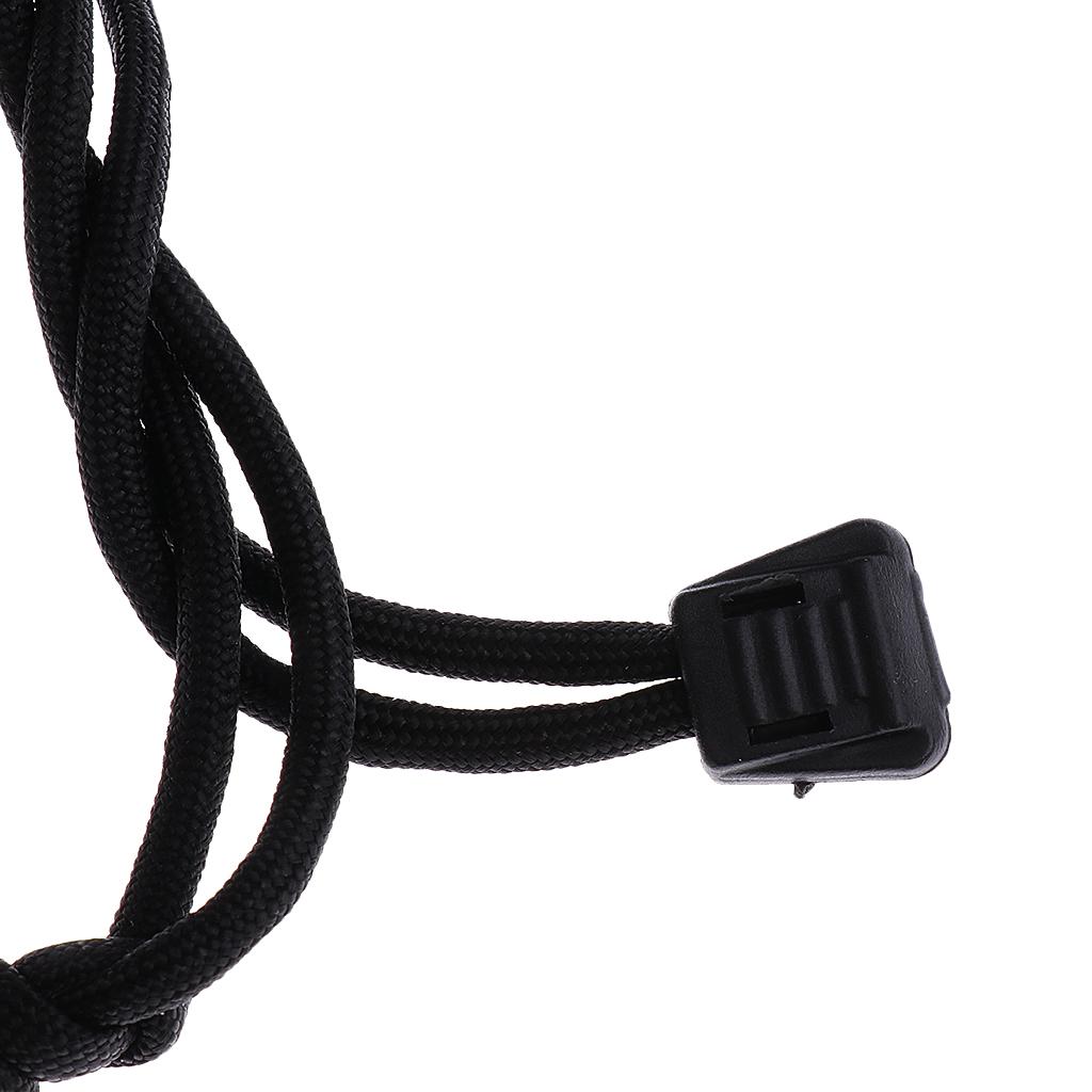 Outdoor Camping Survival Parachute Cord Paracord Lanyard keychain with Clip