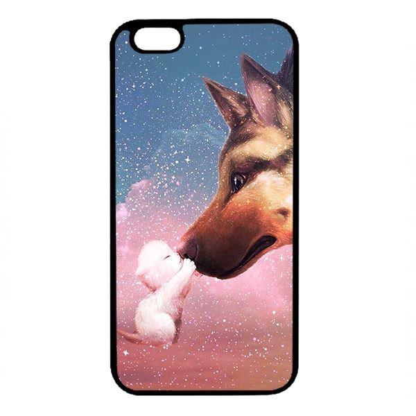 Ốp lưng dành cho điện thoại Iphone 6s Plus Cún Con Trắng
