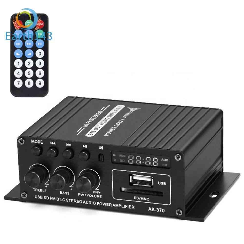 Bảng Mạch Khuếch Đại Âm Thanh AK-370 2.0 20W + 20W DC 12V HIFI Stereo USB