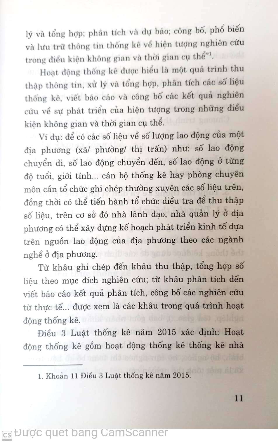 Phương pháp thu thập và xử lý số liệu thống kê cơ bản (Dành cho cán bộ quản lý cấp cơ sở)