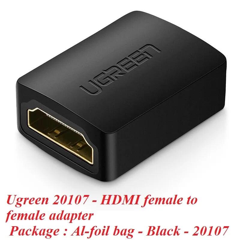 Ugreen 20107 Màu Đen Đầu nối dài HDMI Ugreen - Hàng Chính Hãng