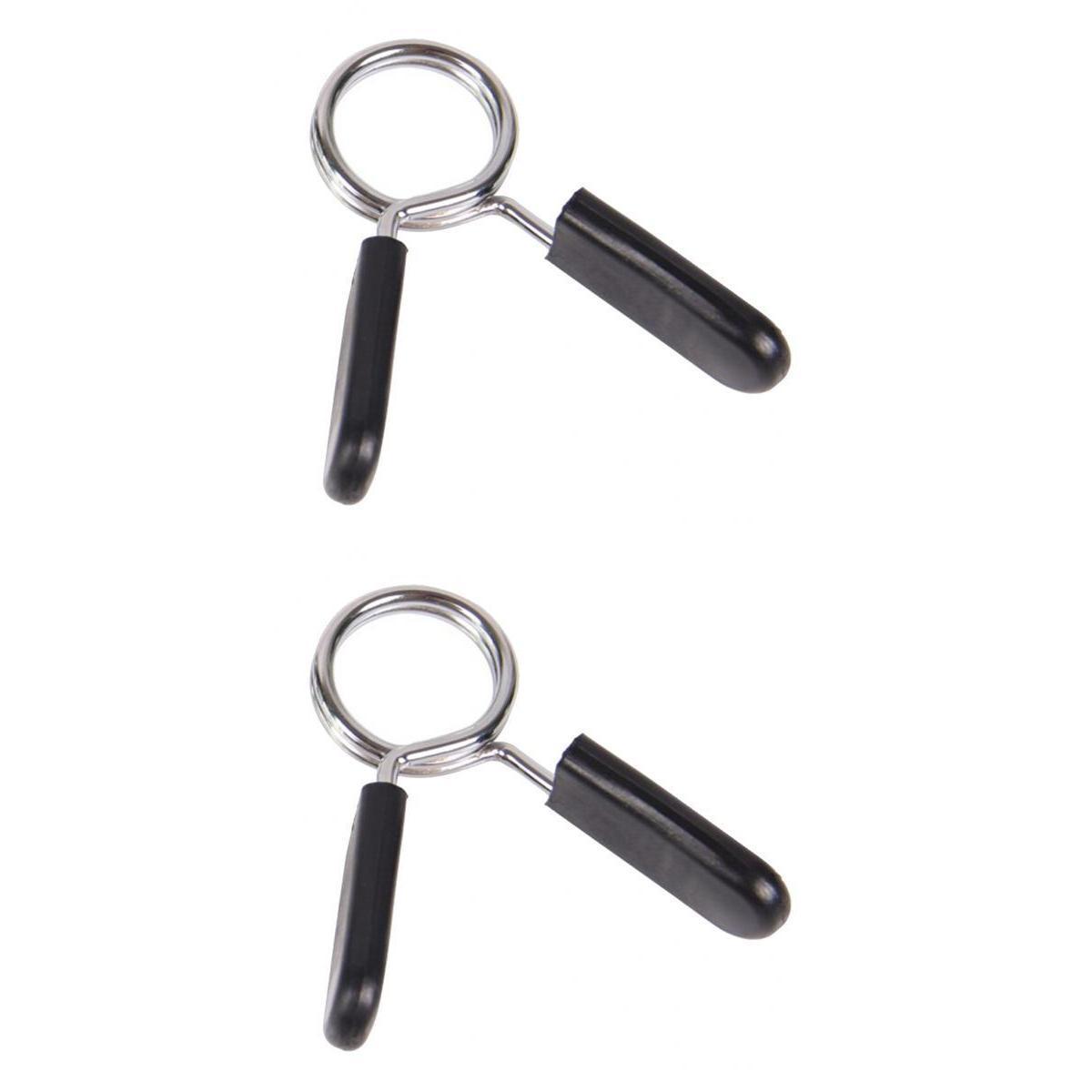 2Pcs Steel Barbell Spring Clamp Clips Quick Lock Collar Hardware Accessories