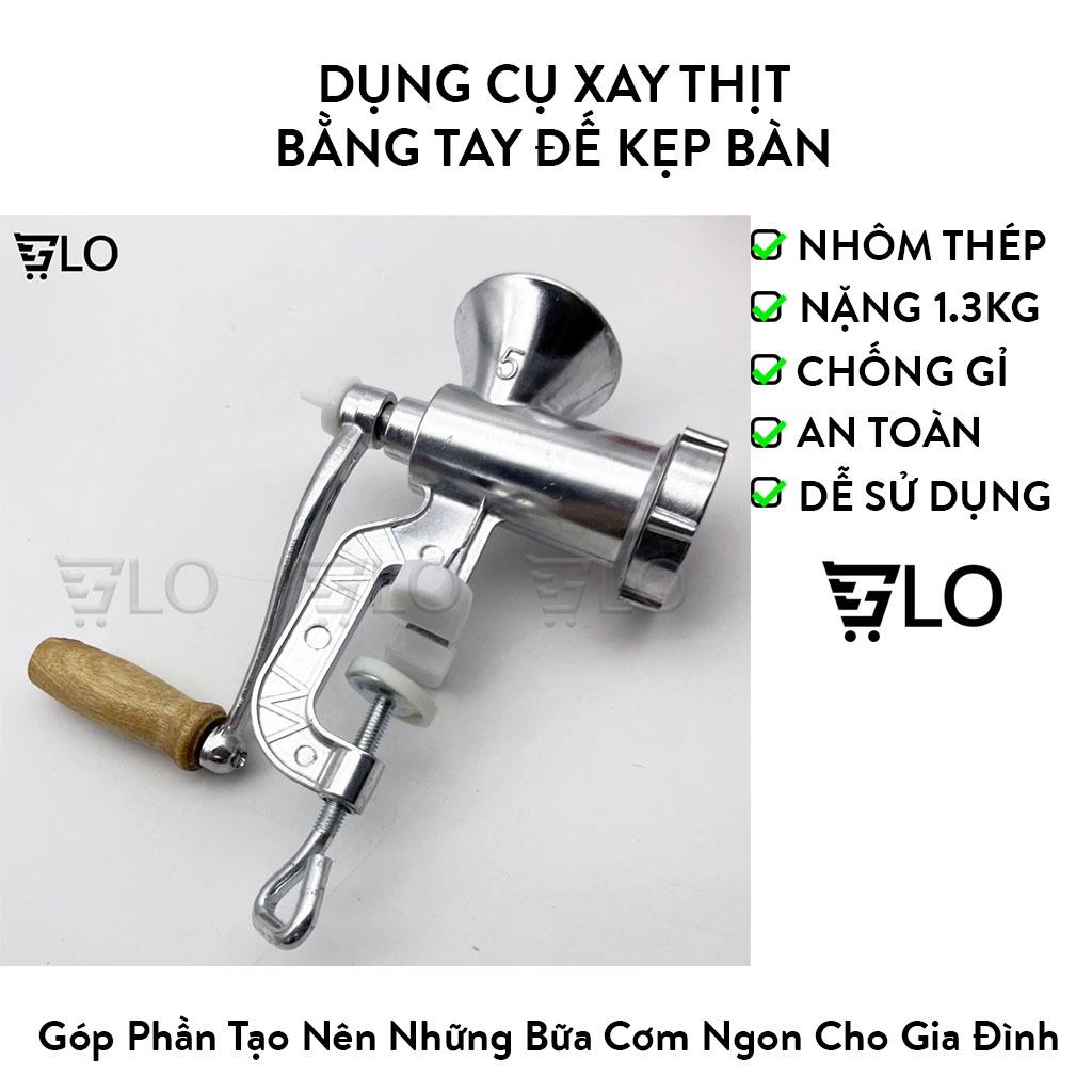 Dụng Cụ Xay Thịt Bằng Tay Đế Kẹp Bàn