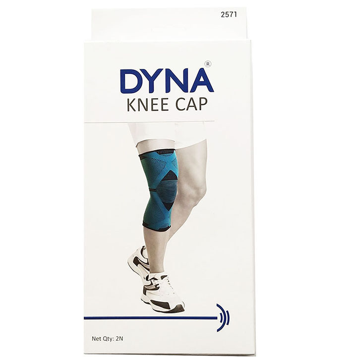 Đai hỗ trợ đầu gối cao cấp cho thể thao - DYNA Knee Cap Premium Grey/Black