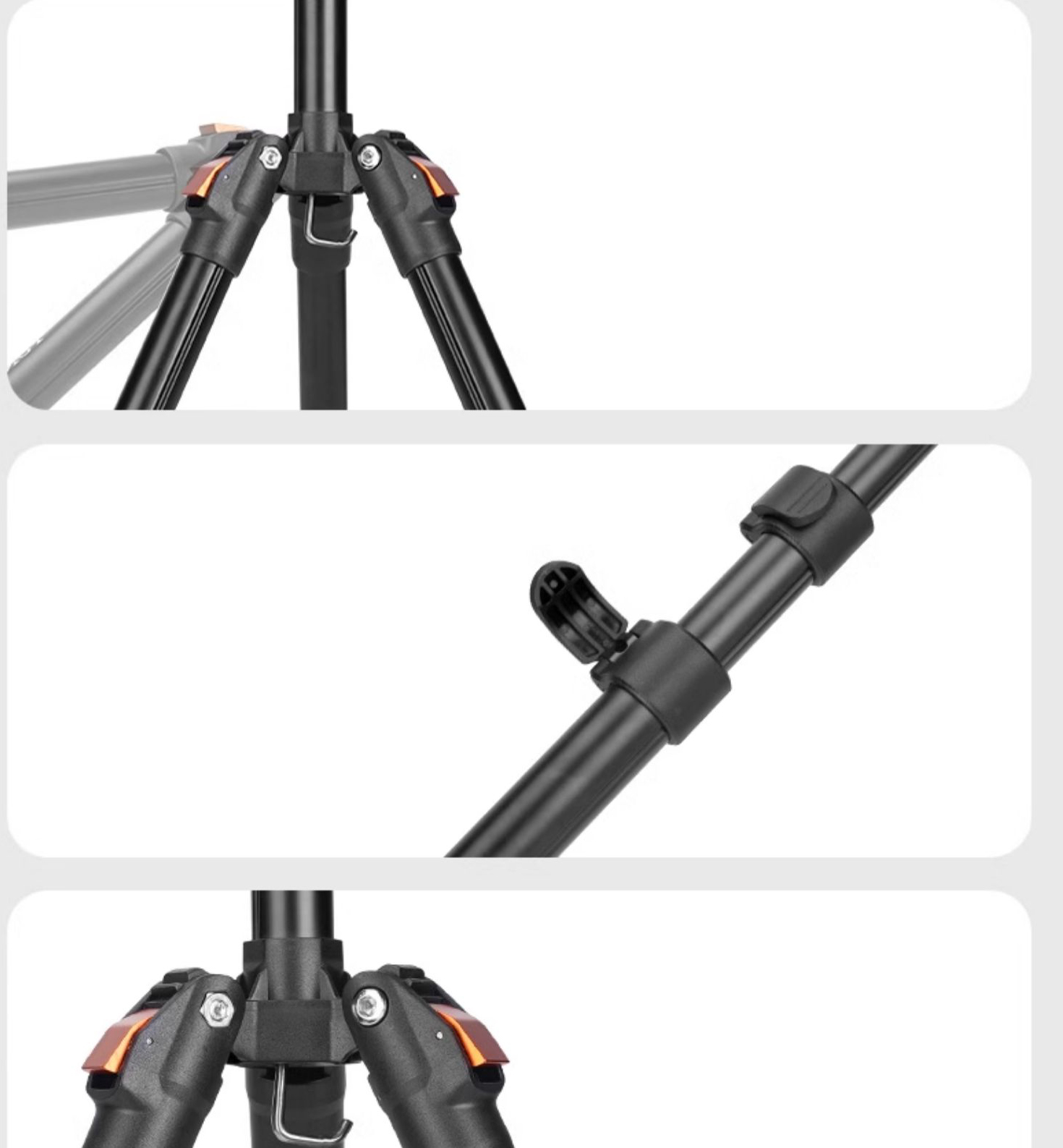 Tripod Yunteng VCT-5228 Đa Năng - Chân Đế Quay Phim Chụp Ảnh Chuyên Nghiệp, Cao Tối Đa 210cm - Hàng chính hãng