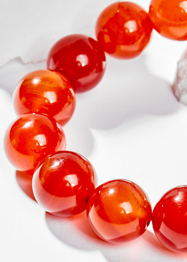 Vòng Tay Phong Thủy Nam Đá Mã Não Đỏ Mệnh Hỏa, Thổ Ngọc Quý Gemstones