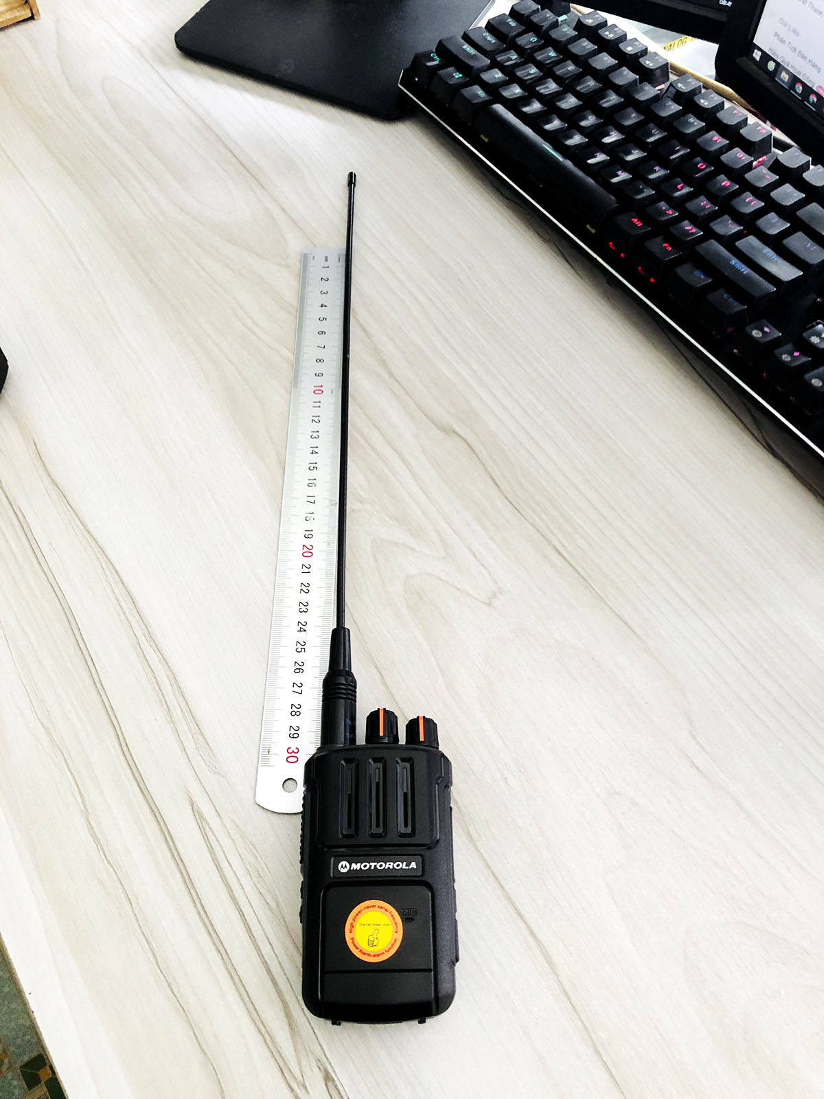 Anten bộ đàm dài 40cm. Ăngten 2 băng tần VHF/UHF cho bộ đàm