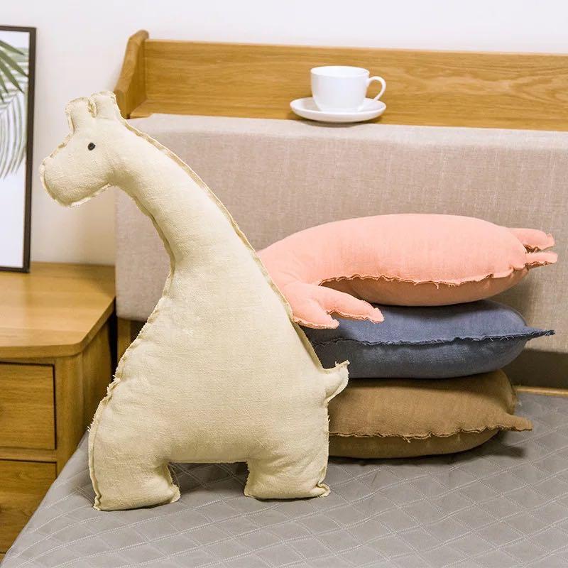 Bắc Âu Động Vật Thỏ Gấu Vỏ Gối Đệm Cho Bé Gái Dành Cho Trẻ Em Bé Plushed Vỏ Gối Đệm Cho Bé Phòng Mầm Non Trang Trí