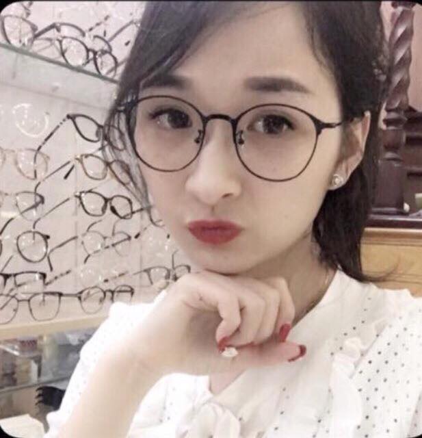 Kính Mắt tròn Kim loại tăm mảnh
