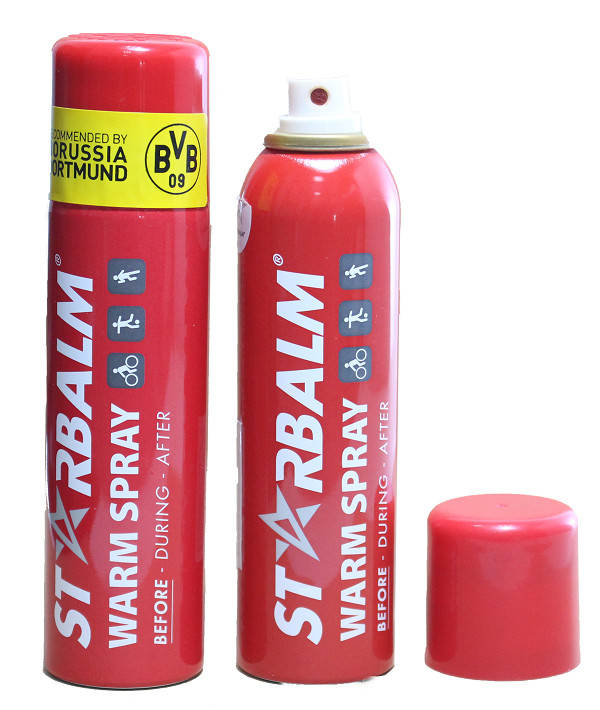 1 Chai Xịt Nóng Starbalm Warm Spray 150ml + 1 Chai Xịt Lạnh STARBALM COLD SPRAY 150ml