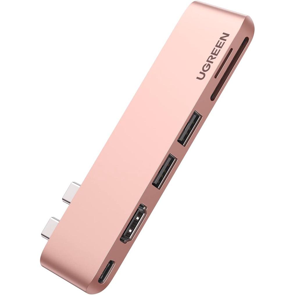 Hub USB type C mở rộng cổng HDMI, PD, Sd/TF - 2xUSB3.0, USB C UGREEN CM380 80856 - Hàng Chính Hãng