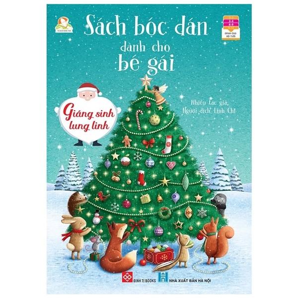 Tủ Sách Sáng Tạo - Sách Bóc Dán Dành Cho Bé Gái - Giáng Sinh Lung Linh