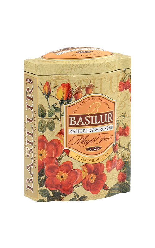 Trà đen Ceylon Basilur cao cấp vị Dâu rừng và nụ tầm xuân – 100g