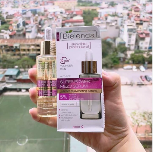 Serum Bielenda hồng 5% siêu chống lão hoá giảm nhăn 30ml