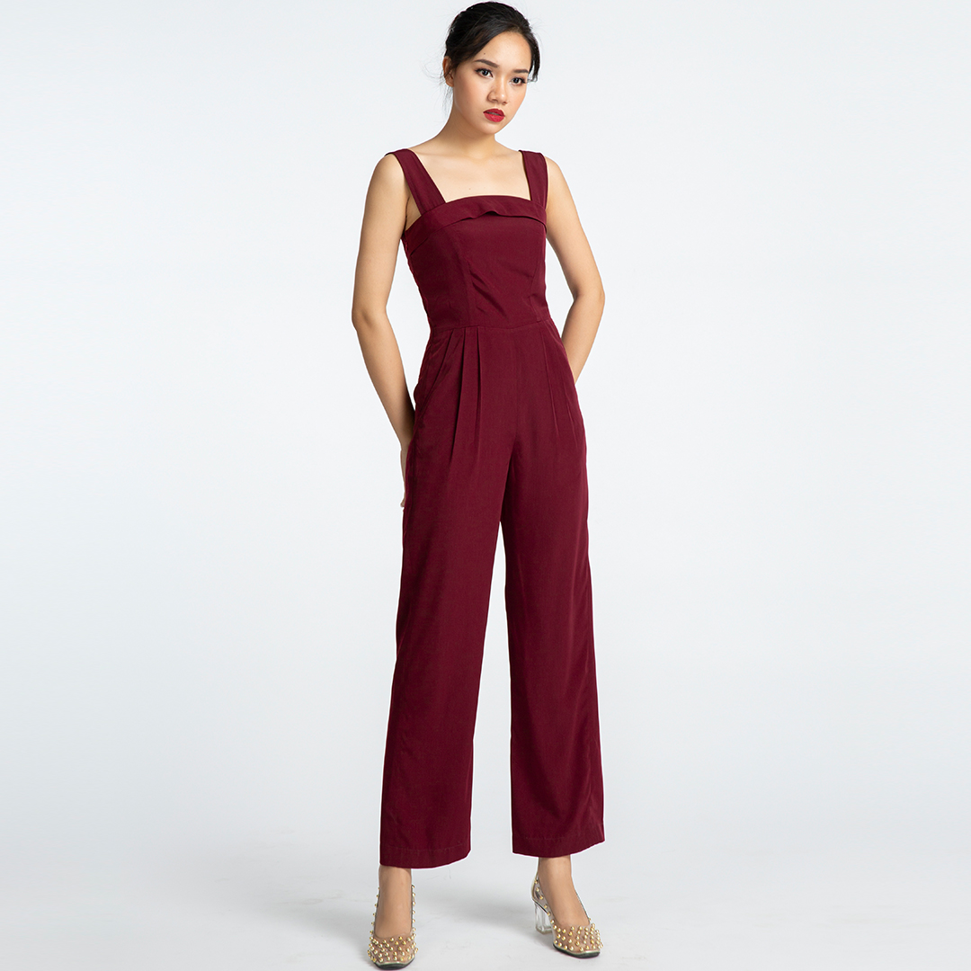 Jumpsuit Thời trang thiết kế Hity DRE096 Bộ Áo Liền Quần