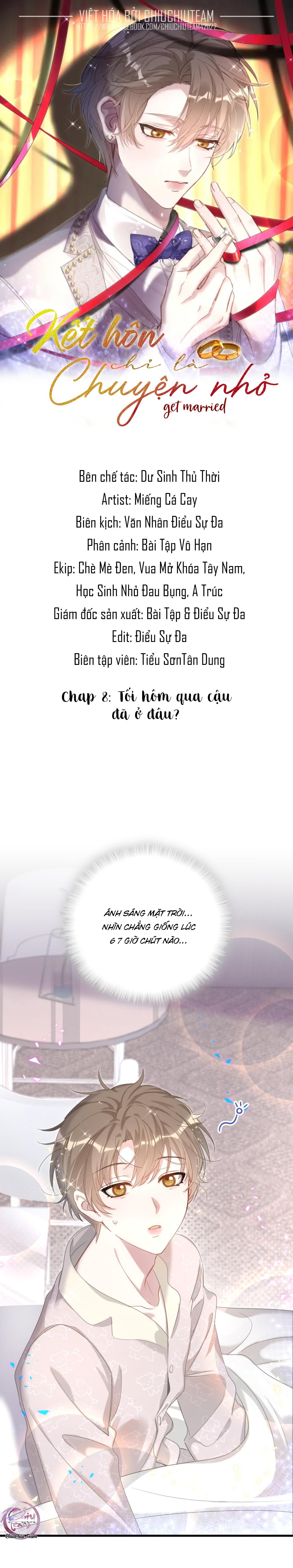 kết hôn là chuyện nhỏ chapter 8 1