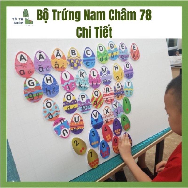 Bộ trứng nam châm học số chữ cái