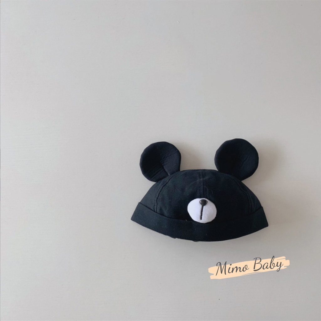 Mũ nón bucket tròn chụp đầu tai chuột mickey dễ thương cho bé MH237 Mimo Baby