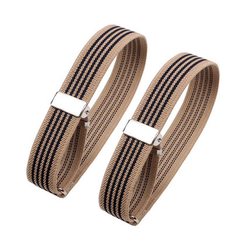 Unisex áo thun áo thun giữ tay áo nữ giới điều chỉnh còng tay cho các phụ kiện quần áo thể thao tiệc tùng Color: Beige
