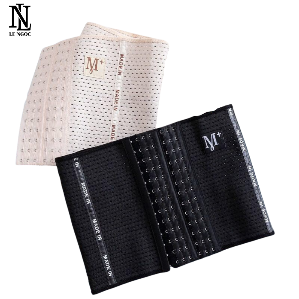 Đai nịt bụng 6 nấc, gen nịt bụng 4 thanh chống cuộn định hình giảm mỡ, tạo eo thon sau sinh-LN010