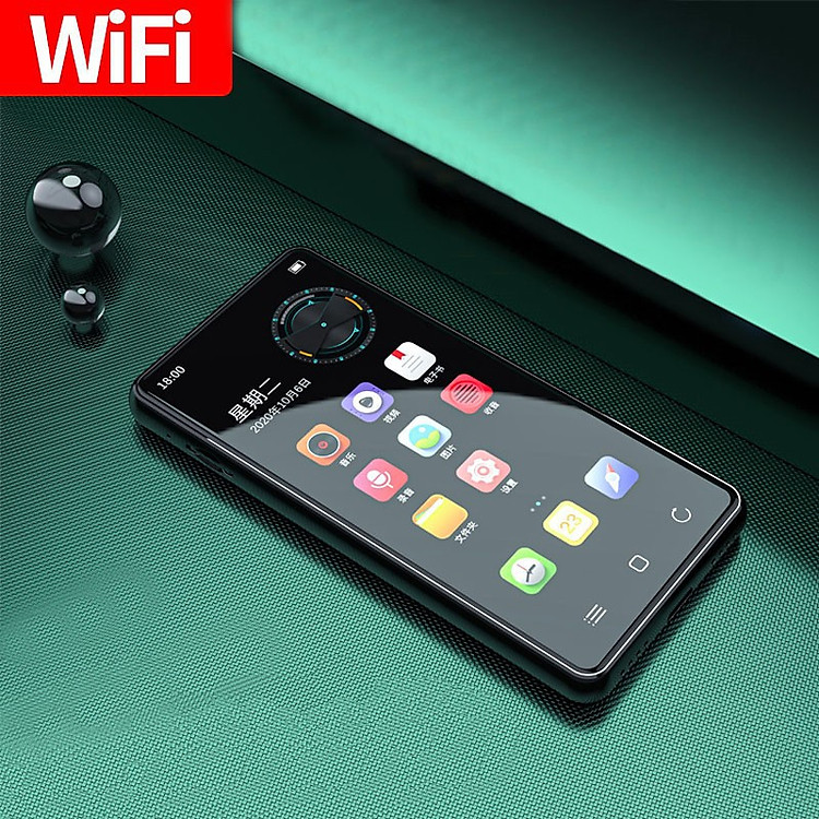 Ruizu H8 - Máy Nghe Nhạc, Xem Phim, Kết Nối Wifi, Bluetooth, Hệ Điều Hành Android, Màn Hình Cảm Ứng 4 Inch (16Gb) - Hàng Chính Hãng