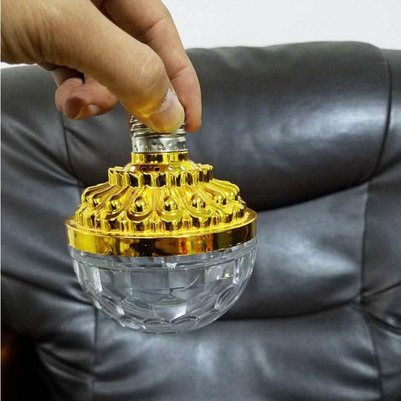 Bóng đèn LED xoay 6W RGB E27 độc đáo trang trí tiệc cưới/ tiệc Giáng Sinh