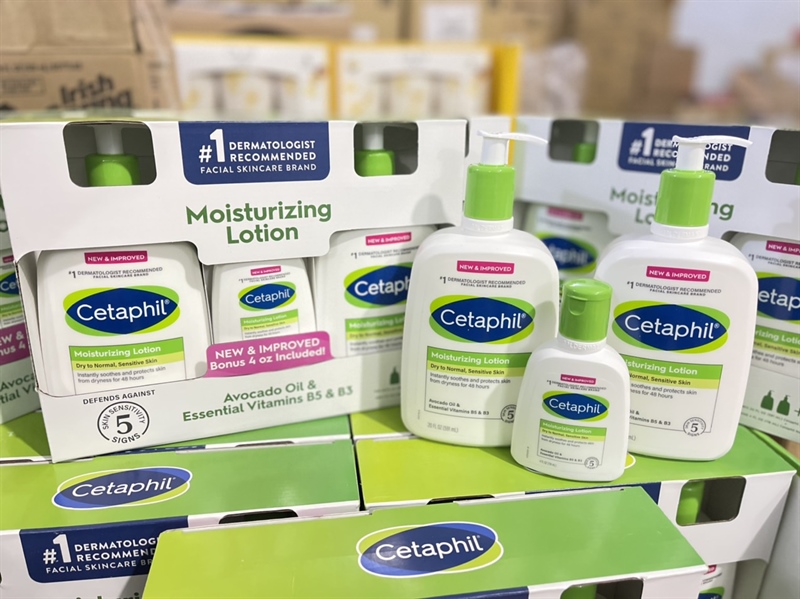 Set 3 Dưỡng Thể Cetaphil Moisturizing Lotion - Mỹ