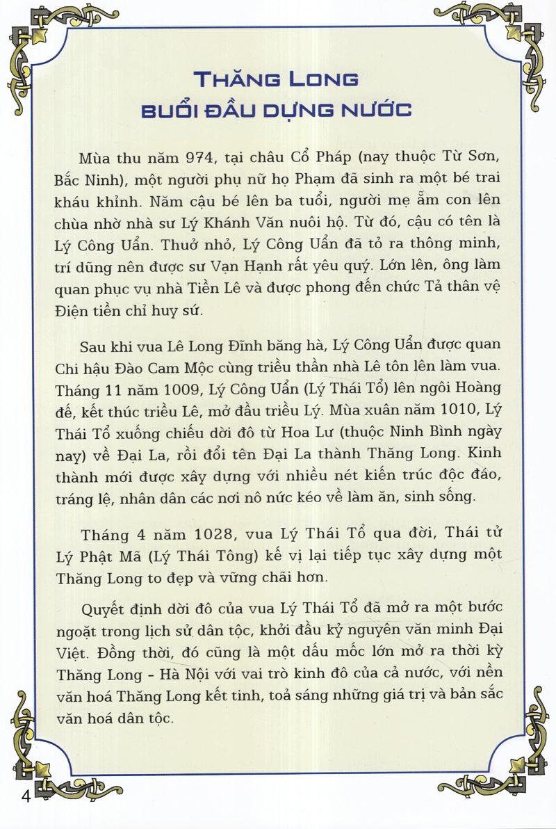 Thăng Long Buổi Đầu Dựng Nước