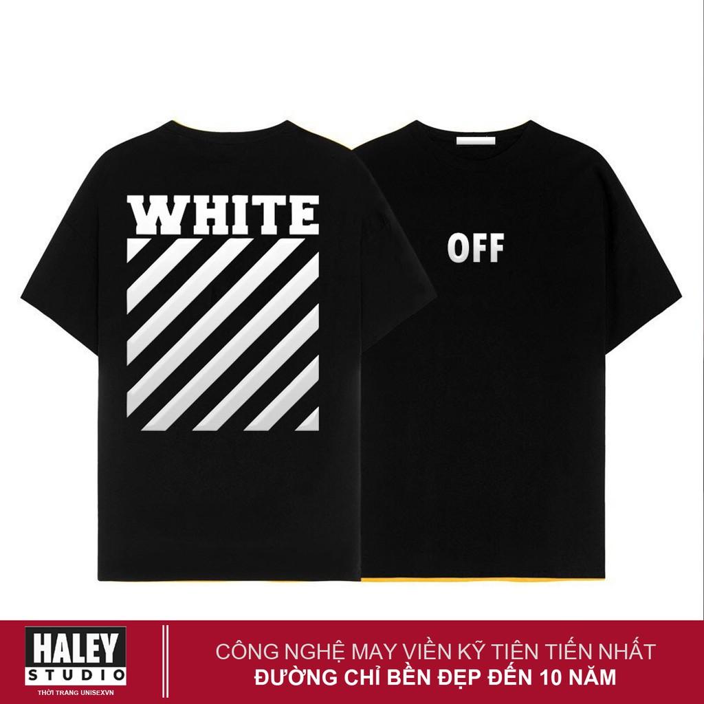 Áo Thun Off White Unisex Form Rộng Nam Nữ phong cách Hàn Quốc TN410 Haley - Beshine Store