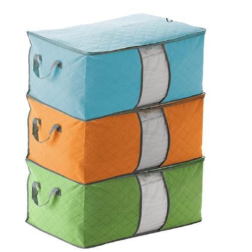 Túi Đựng Chăn Màn,Gối, Quần Áo Gấp Gọn Tiện Dụng Bằng Vải Không Dệt